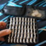 Black Wallet With Recycled Ring Pull Design, thumbnail 7 of 12
