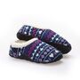 Serena Navy Pink Nordic Women's Slippers Indoor/Garden Shoes, thumbnail 2 of 8