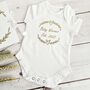 Personalised Baby Bodysuit. Babygrow, thumbnail 2 of 4