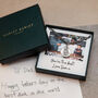 Personalised Silver St Christopher Curb Necklace With Photobox, thumbnail 1 of 11
