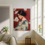 Female Flowers Portrait Art Print, thumbnail 2 of 4