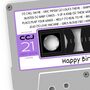 21st Birthday Print Songs On The Day You Were Born 2004, thumbnail 9 of 12