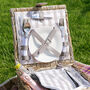 Amelie Luxury Two Person Picnic Hamper, thumbnail 4 of 7
