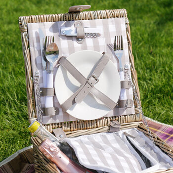 Amelie Luxury Two Person Picnic Hamper, 4 of 7