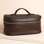 Voyager Wash Bag In Brown, thumbnail 1 of 2