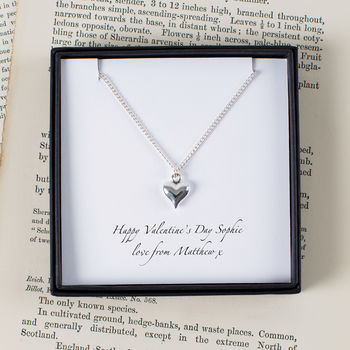 Personalised Silver Heart Necklace, 3 of 3