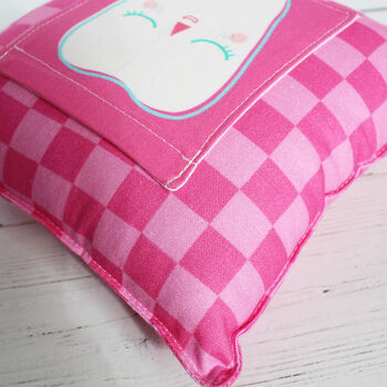 Checkerboard Tooth Fairy Cushion, 11 of 12