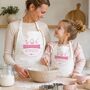 Personalised Mother Daughter Matching Baking Aprons, thumbnail 4 of 4