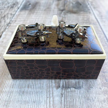 Black Formula One Cufflinks, 3 of 5