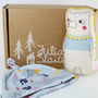 Baby Hat And Rattle Gift Set, thumbnail 1 of 12