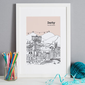 Personalised Derby Print, 4 of 8