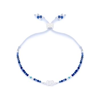 Third Eye Chakra, Blue Aventurine And Apatite Bracelet And Necklaces, 3 of 6
