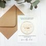 Tying The Knot Wooden Save The Date Magnet, thumbnail 4 of 8