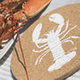 Cork Placemats And Coasters | Lobster, thumbnail 3 of 6