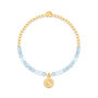 Throat Chakra Aquamarine Bracelet, thumbnail 6 of 8