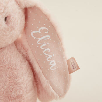 Personalised Pink Bunny Soft Toy, 3 of 5