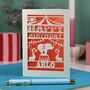 Personalised Papercut Circus Birthday Card, thumbnail 5 of 9