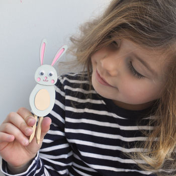 Make Your Own Bunny Peg Doll Kit, 4 of 5