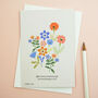 Happy Birthday Floral Card, thumbnail 2 of 2