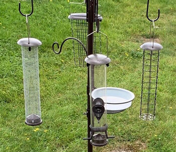 Bird Feeding Station With Large Feeders And Stabilizers, 4 of 12