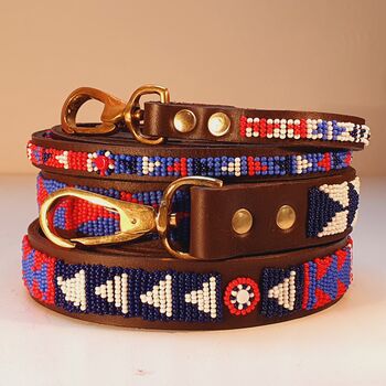 Leather And Beaded Dog Lead, 12 of 12
