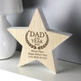 Dad Of The Year Star Trophy Award Father Gifts, thumbnail 1 of 4