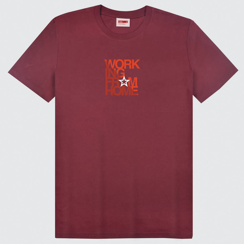 Working From Home T Shirt By T-lab | notonthehighstreet.com
