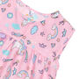 Girls Pink Cotton Unicorn Magical Pony Sleeveless Nightie, thumbnail 6 of 7