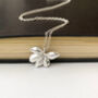Sterling Silver Autumn Leaf Necklace, thumbnail 8 of 9