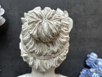 26cm Cream Vintage Style Ladies Bust Head Statue Decor, 11 of 11