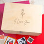 Personalised Birth Flower Memory Box Birthday Gift For Women, thumbnail 4 of 12
