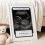 Baby Scan Personalised Photo Print Ultrasound Pregnancy Gift, thumbnail 1 of 6