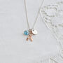 Breast Cancer Warrior Gift, Personalized Pink Ribbon Necklace, thumbnail 9 of 12