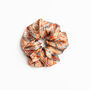 100% Silk Scrunchie Crosshatch, thumbnail 1 of 3