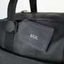 Black Leather Personalised Luggage Tag, thumbnail 1 of 3