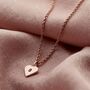 Personalised Mini Heart Charm Necklace, thumbnail 4 of 12