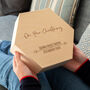 Personalised On Your Christening Baptism Naming Day Hexagon Keepsake Box, thumbnail 1 of 6