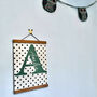 Personalised Polka Dot Initial Nursery Print, thumbnail 1 of 2