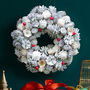Snowberry Luxury Indoor Christmas Wreath, thumbnail 1 of 7