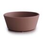 Scandi Silicone Round Suction Bowl Cloudy Mauve, thumbnail 1 of 5
