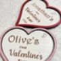 Baby’s First Valentine’s Day Plaque Personalised Sign, thumbnail 4 of 10