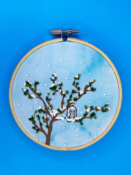 Winter Tree Embroidery Kit, 2 of 9