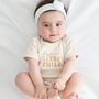 Organic Cotton Funny Baby Sleepsuits, thumbnail 3 of 6