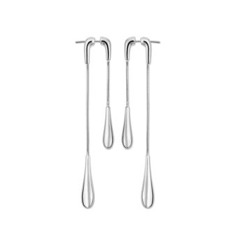 Double Drop Earrings Front And Back, 2 of 4