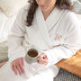 Personalised Waffle Dressing Gown, thumbnail 2 of 12