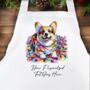 Personalised Corgi In Christmas Lights, thumbnail 9 of 9