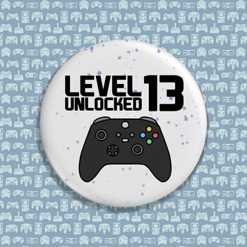 Personalised Gamer Birthday Badge, 2 of 5