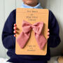 Personalised Thankyou Teacher Bow Card, thumbnail 1 of 4