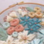 Pastel Blooms Embroidery Pattern, thumbnail 6 of 6