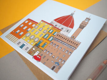 Florence Cityscape Card, 2 of 2